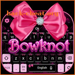 Beautiful Pink Bow Keyboard Theme icon