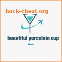 Beautiful porcelain cup icon