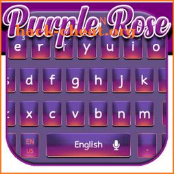 Beautiful Purple Rose Keyboard Theme icon