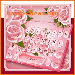 Beautiful Rose Water Drop Keyboard icon
