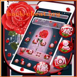 Beautiful Sparkle Rose Theme icon