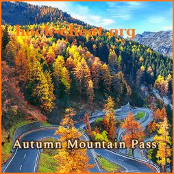 Beautiful Wallpaper Autumn Mountain Pass Theme icon