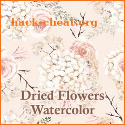 Beautiful Wallpaper Dried Flowers Watercolor Theme icon