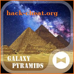 Beautiful Wallpaper Galaxy Pyramids Theme icon