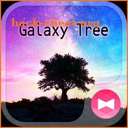 Beautiful Wallpaper Galaxy Tree Theme icon