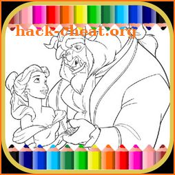 Beauty And The Beast Coloring Book icon
