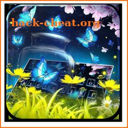 Beauty Flower Butterfly Keyboard Theme icon