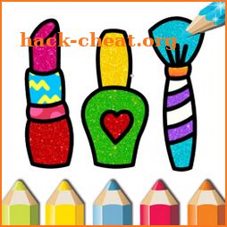 Beauty Glitter coloring game icon
