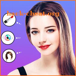 Beauty makeup Photo Camera, beauty plus, face edit icon