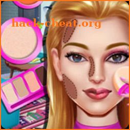 Beauty salon and makeup icon