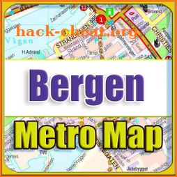 Bergen Norway Metro Map Offline icon