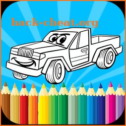 Best Cars coloring book for kids icon