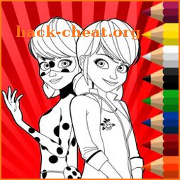 Best Coloring Game : Miraculous Ladybug & Cat Noir icon