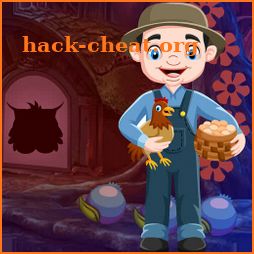 Best Escape Game 585 Chicken Farming Man Rescue icon