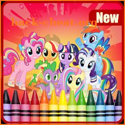 Best Little Pony Coloring book Game icon