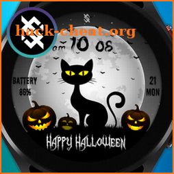 BFF11- Halloween black Cat icon