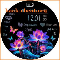 BFF2 - Neon Art Lotus Flower icon
