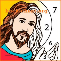 Bible Color by Number - Bible Coloring Book icon