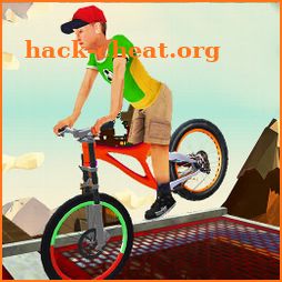 Bicycle Driving Simulator, Fearles Kids BMX Stunts icon