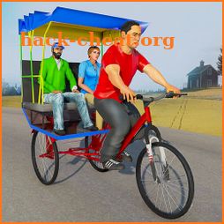Bicycle Tuk Tuk Auto Rickshaw icon