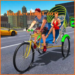 Bicycle Tuk Tuk Auto Rickshaw : New Driving Games icon