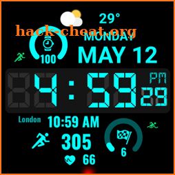 Big Bold Digital WearOS NTV584 icon