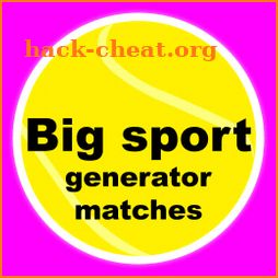 Big sport - generator matches icon