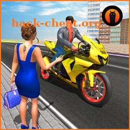Bike Taxi Driving Simulator: Motorcycle Lift Game icon