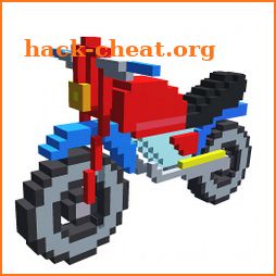 Bikes 3D Color by Number - Voxel Vehicles Coloring icon
