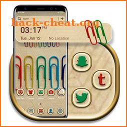 Binder Clips Launcher Theme icon