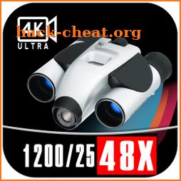 Binoculars 48x Zoom Micro pro  Shooting camera icon