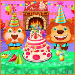 Birthday Party Celebrations: Pets Cooking Fun Game icon