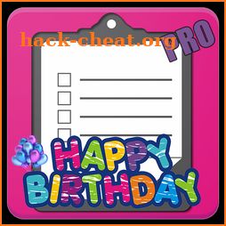 Birthday Party Checklist (PRO) icon