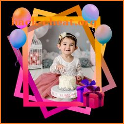 Birthday Photo Frame - Birthday Cake Editor icon