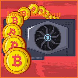 Bitcoin mining simulator icon