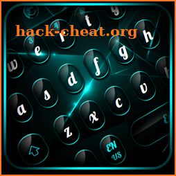 Black Blue Glass Keyboard icon