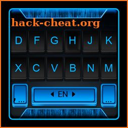 Black Blue Keyboard Theme icon