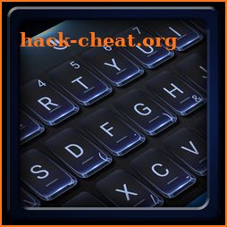 Black Blue Metal Keyboard Theme icon