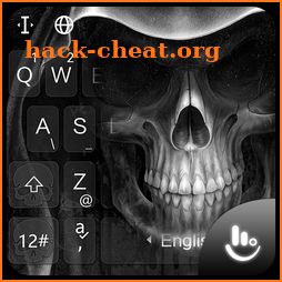 Black Death Skull Keyboard Theme icon