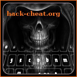 Black Death Skull King Keyboard icon