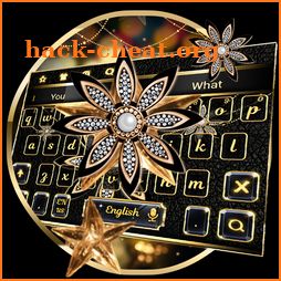 Black Diamond Flower Keyboard icon
