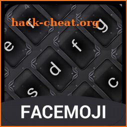Black Emoji Keyboard Theme icon