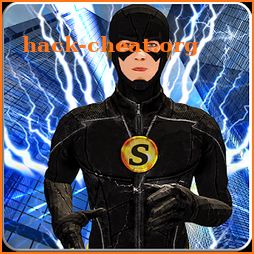 Black Flash speed hero-flash hero avenger battle icon