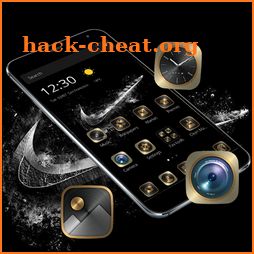 Black Gold Check Mark Theme icon