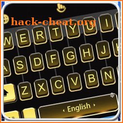 Black Gold Metal Keyboard Theme icon
