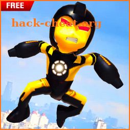Black Iron Hero : Stickman Rope Hero fighting game icon