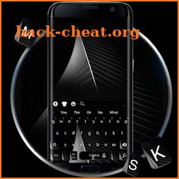 Black Keyboard for Galaxy S9 icon