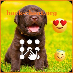 Black Labrador Puppy Screen Lock Phone Pattern icon