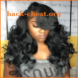 Black Lady Sew In Hairstyles icon