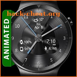 Black Metal HD Watch Face & Clock Widget icon